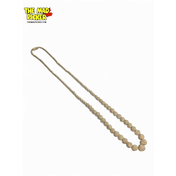 Vintage Carved Ivory Necklace