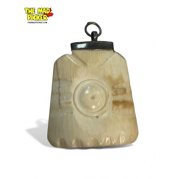 Vintage Carved Ivory Pendant