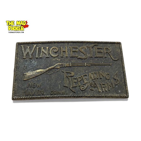 Vintage Winchester Repeating Arms Belt Buckle