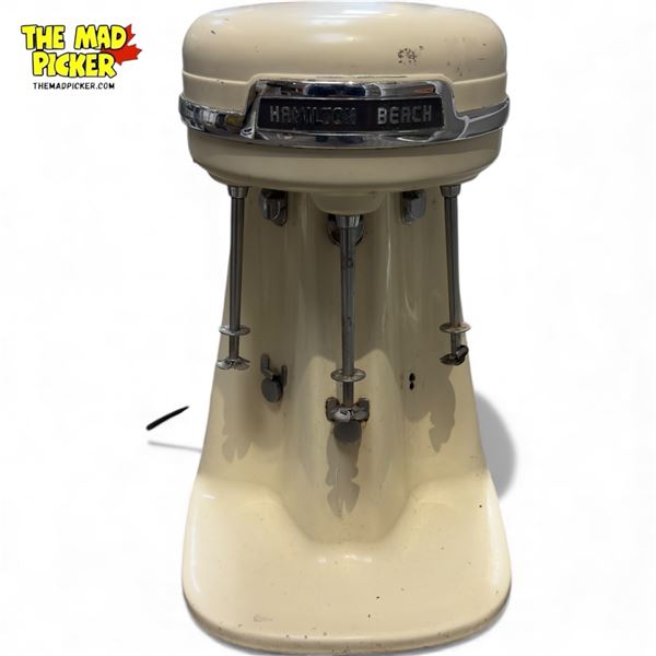 Vintage Hamilton Beach Porcelain Triple Head Milkshake Machine