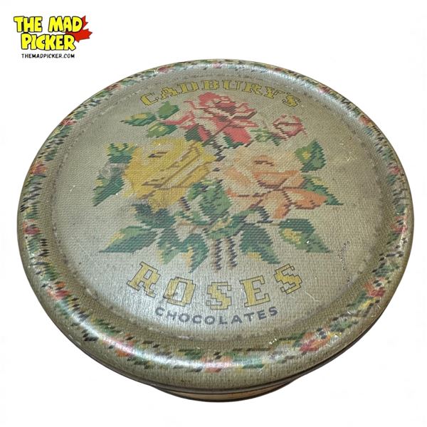 Vintage Cadbury'S Roses Chocolates 5Lb Tin, In Petti Point Style