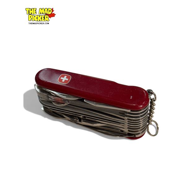 Rare Large Swiss Army Knife With Keychain