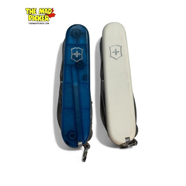 2 Rare Color Swiss Army Knives