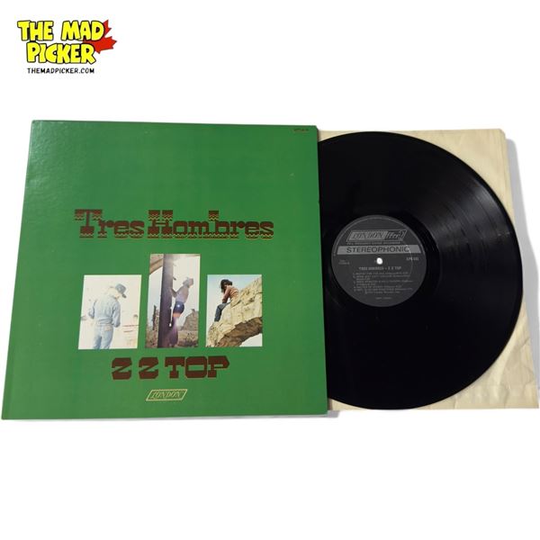 ZZ Top Tres Hombres Vinyl Record, In Sleeve
