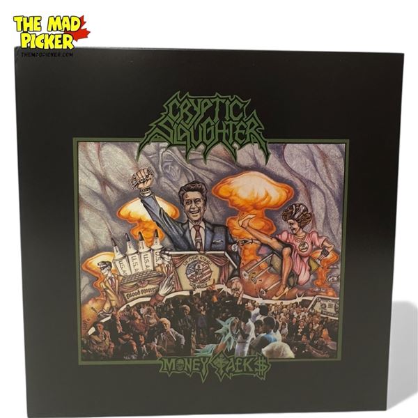 Cryptic Slaughter Money Talks Vinyl Record, In Sleeve