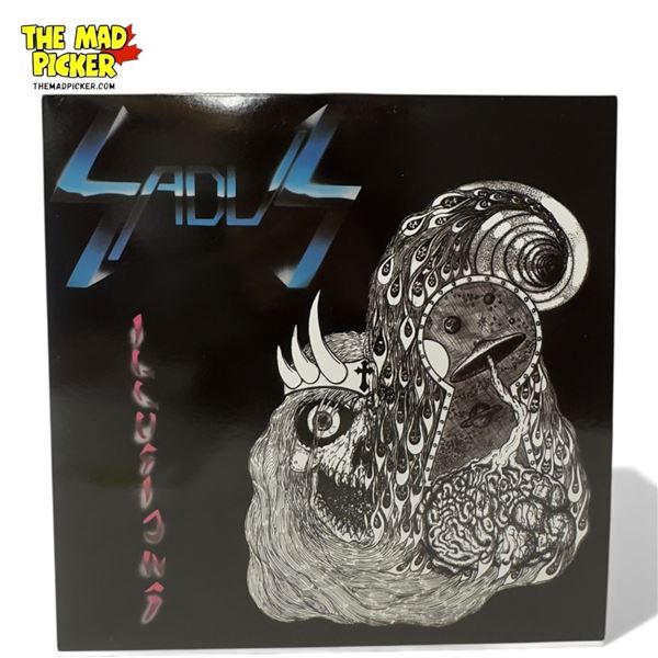 Sadus Self Titled Vinyl Record With Blue Marble Colorway, In Sleeve