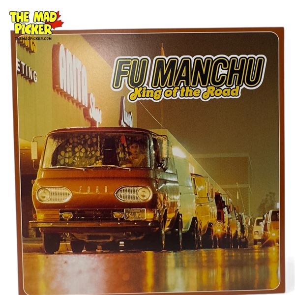 Fu Manchu King Of The Road Vinyl Record With Green Transparent Colorway, In Sleeve