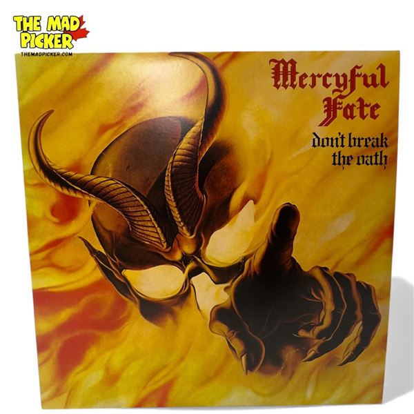 Mercyful Fate Don'T Break The Path Vinyl Record With Yellow & Red Marbled Colorway, In Sleeve