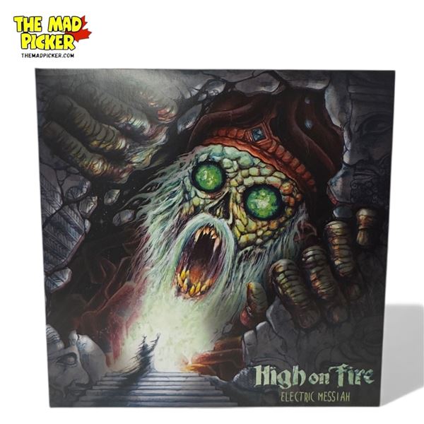 High On Fire Electric Messiah Vinyl Record With Red Colorway, In Sleeve