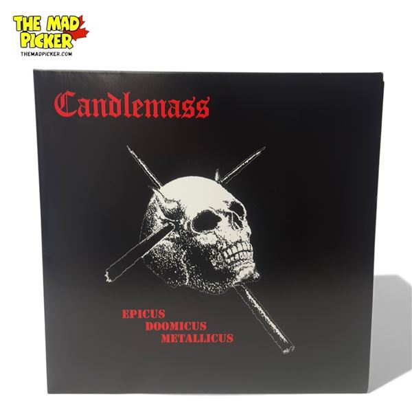 Candlemass Epicus Doomicus Metallicus Vinyl Record With Red Colorway, In Sleeve