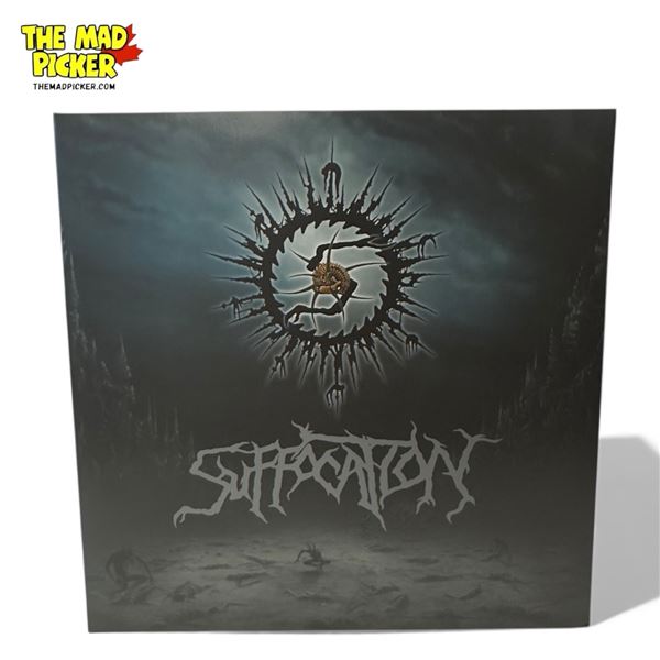 Suffocation Self Titled Vinyl Record With Grey Colorway, In Sleeve