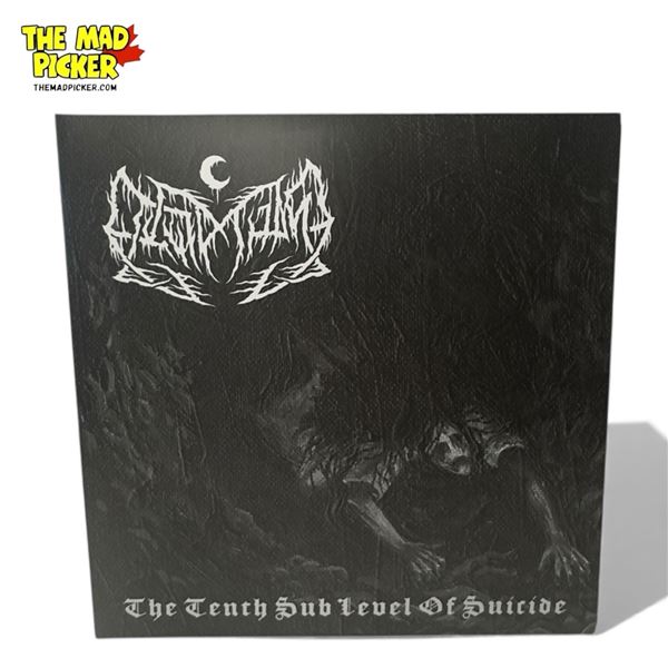 Leviathan The Tenth Sub Level Of Suicide Vinyl Record With Grey Black Splatter Colorway, In Sleeve