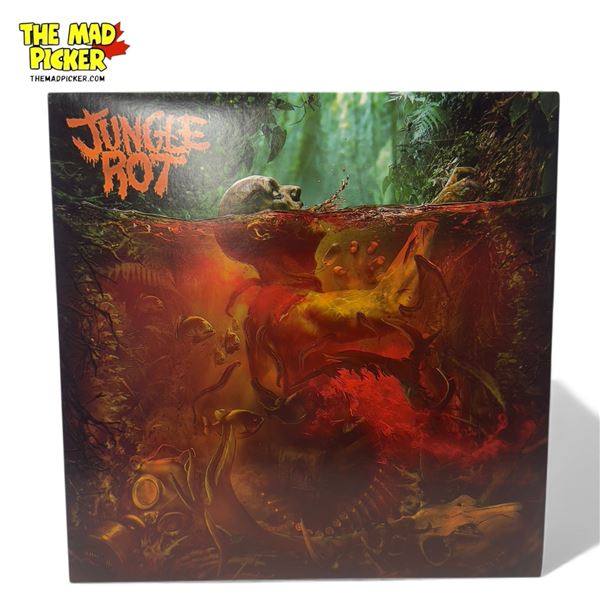 Jungle Rot Self Titled Vinyl Record With Solid Yellow Colorway, In Sleeve