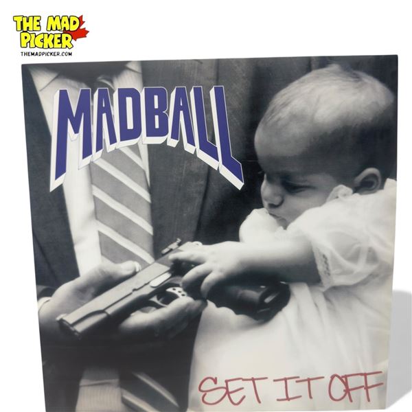 Madball Set It Off Vinyl Record With Red Transparent Colorway, In Sleeve