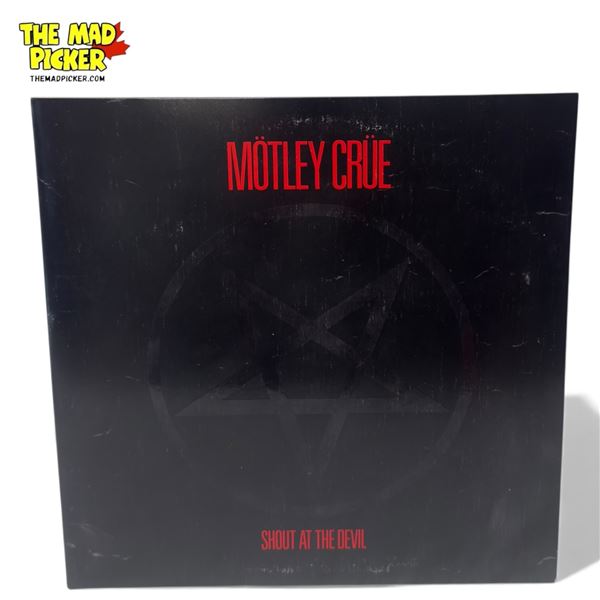 Motley Crue Shout At The Devil Vinyl Record, In Sleeve