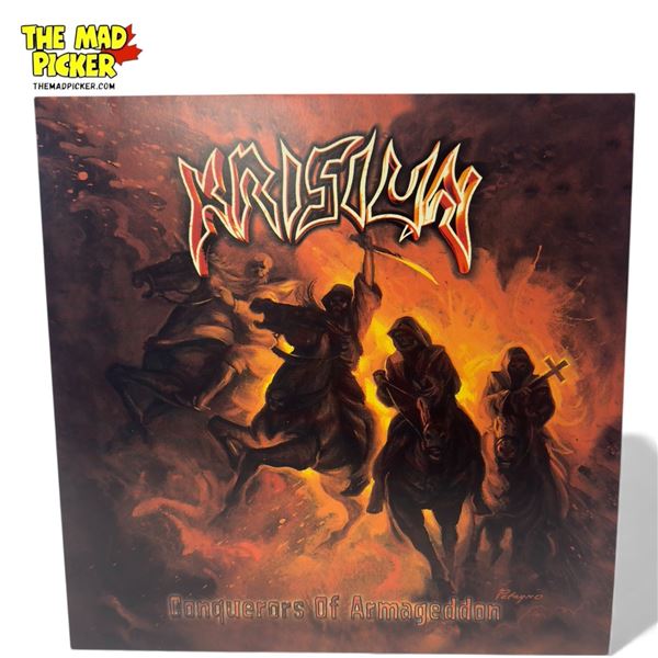 Krisiun Conquerors Of The Armageddon Vinyl Record, In Sleeve