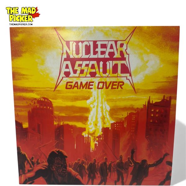 Nuclear Assault Game Over Vinyl Record, In Sleeve Misprint