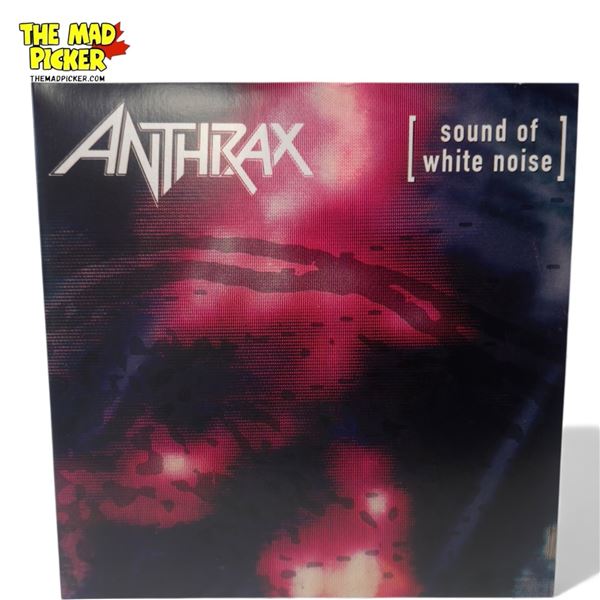 Anthrax Sound Of White Noise Vinyl Record With White Colorway, In Sleeve