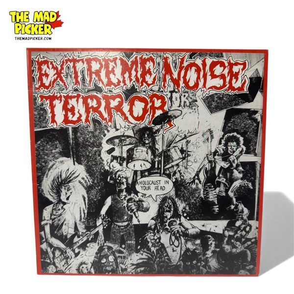 Extreme Noise Terror A Holocaust In Your Head Vinyl Record, In Sleeve