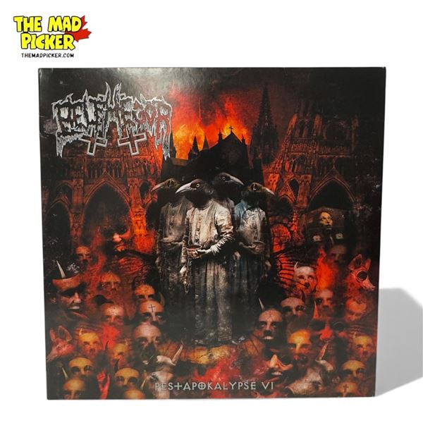 Belphegor Pestapokalypse Vi Vinyl Record With Red Colorway, In Sleeve