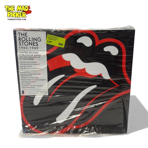 The Rolling Stones 1964-1969 Limited Edition Box Set, 11 Original Uk Albums 2 Exclusive 12'' Eps Rem