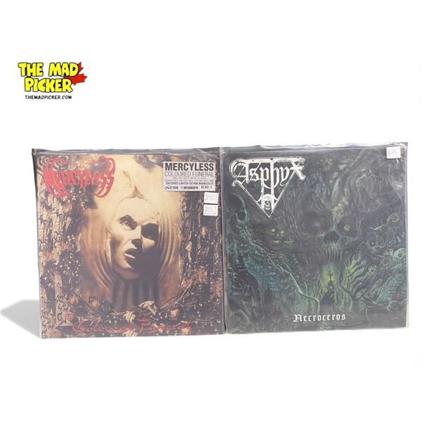 2 Heavy Metal Vinyl Records, In Sleeves