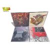 Image 2 : 4 Heavy Metal Vinyl Records, In Sleeves