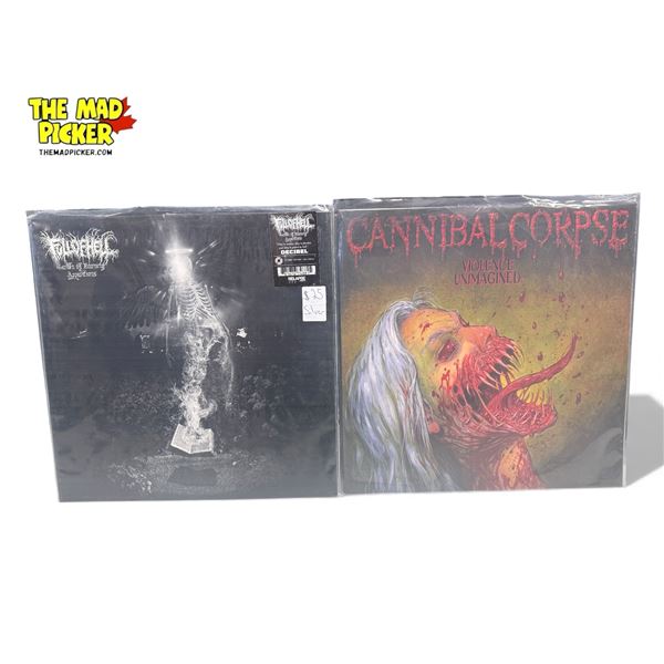 2 Heavy Metal Vinyl Records, In Sleeves