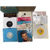 Image 2 : 2x Vintage 45s Cases With Records Including: Elvis, Rick Nelson, Brenda Lee, & More
