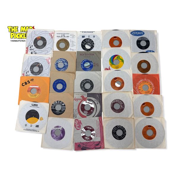 Large Assortment Of Vintage 45S