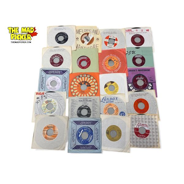 Large Assortment Of Vintage 45S