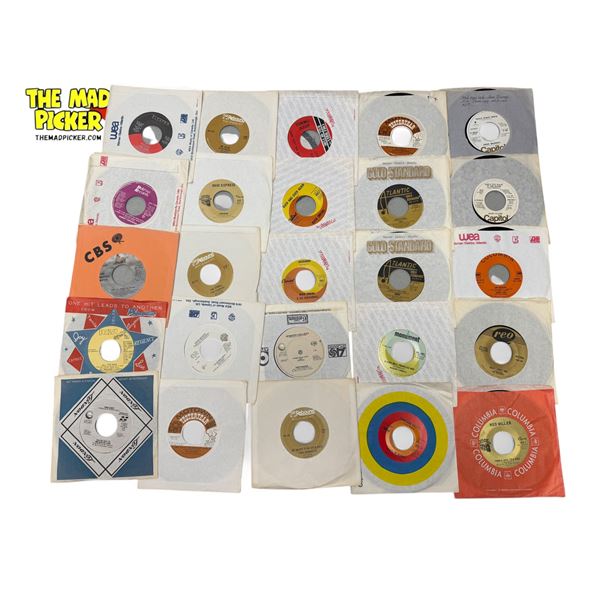 Large Assortment Of Vintage 45S