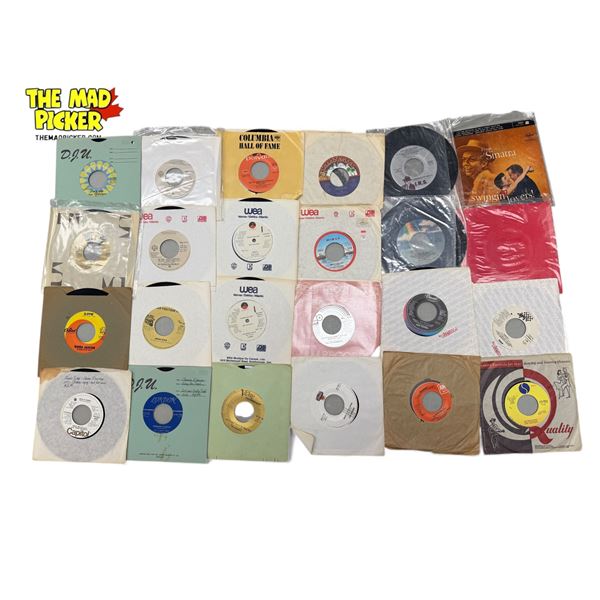 Large Assortment Of Vintage 45S