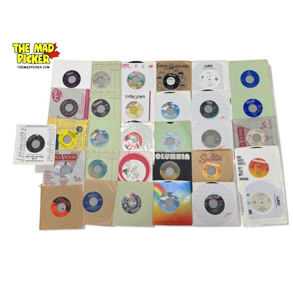Large Assortment Of Vintage 45S