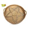Image 1 : Vintage First Nations Hand Woven Tray With Star Detail