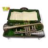 Image 2 : C.C. Conn Engraved Silver Trumpet, In Original Funky Case With Accessories & Muffler