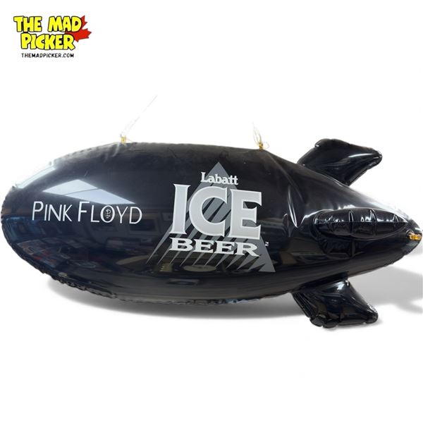 Vintage Pink Floyd Labatt Ice Beer Inflatable Hanging Blimp