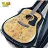 Image 3 : Washburn Acoustic Guitar From Merritt Mountain Music Festival 2007, Signed By Many Artists, In Origi