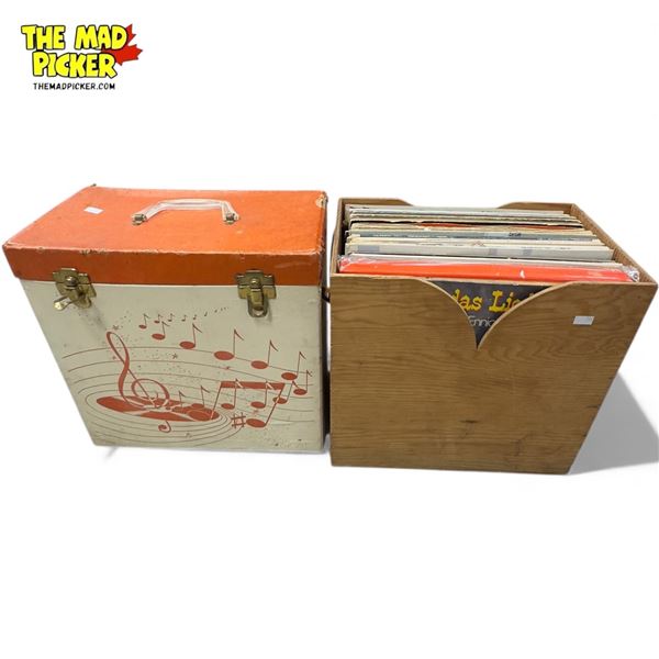 2 Boxes Full Of Assorted Vintage Records