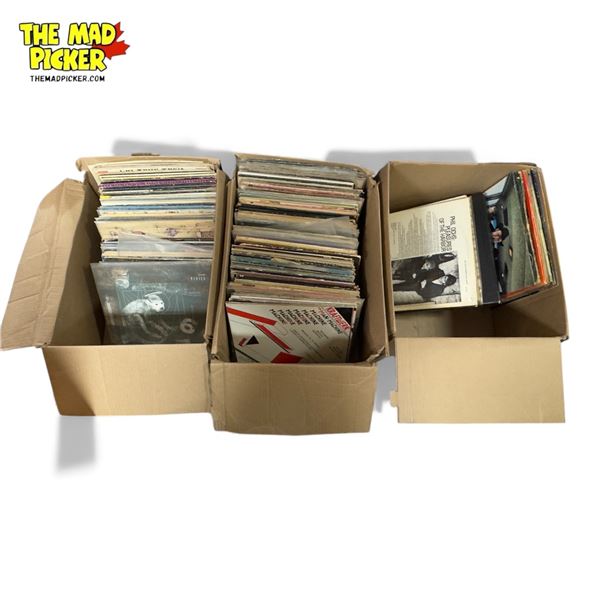 3 Boxes Of Vintage Records