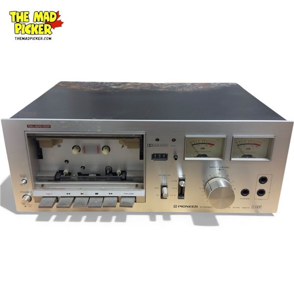 Pioneer Stereo Cassette Tape Deck Model Ct-F4242