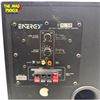 Image 5 : ENERGY e:XL-S8 100W Powered Subwoofer with Discrete MOSFET Amplifier, Deep Bass & Compact Design