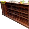 Image 2 : Reclaimed Teak Wine Rack w Storage Cupboard