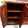 Image 3 : Reclaimed Teak Wine Rack w Storage Cupboard
