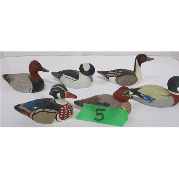 COLLECTABLE:  6 AVON DUCK STATUES