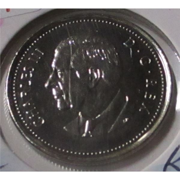 2023 CANADA PROOF CAMEO KING CHARLES III HALF DOLLAR