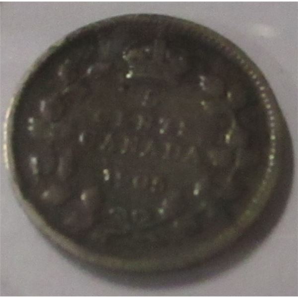 1905 CANADA KING EDWARD VII SILVER FIVE CENT