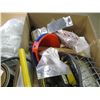 Image 1 : BOX C/W WORK LITE, DRYER VENT HOSE, NEW PAINT (1L), ETC
