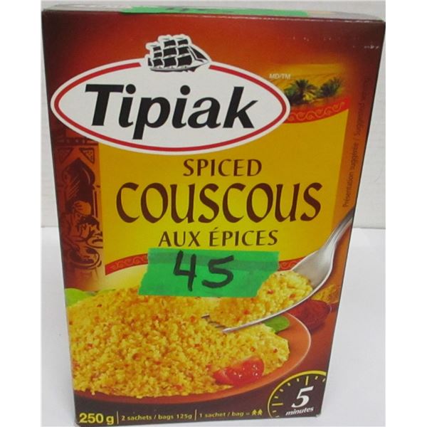 SHELF PULLS (AS IS):  SPICED COUSCOUS (250G) - BOX
