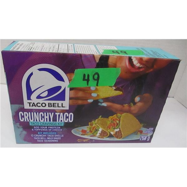 SHELF PULLS (AS IS):  TACO BELL CRUNCHY TACO CRAVINGS KIT (260G)